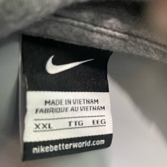 New Nike Brigham Young University Football football Pullover Hoodie Gray XXL - Picture 6 of 7